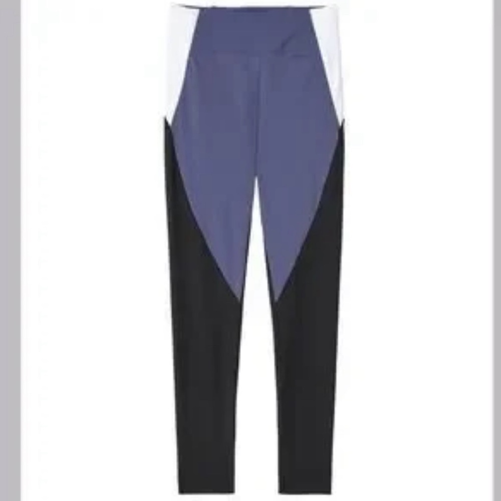 Victoria's Secret Black and Blue Performance Leggings